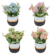 Цветочная композиция, L18 W18 H22 см, 4в.