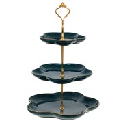 Ваза для фруктов 3-х ярусная, L26 W26 H38 см