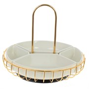 Менажница, L26 W26 H22 см