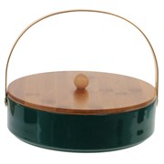 Менажница с крышкой, L23,5 W23 H18 см