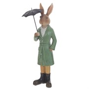 Фигурка декоративная "Заяц", L13 W9 H33 см