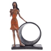 Фигурка декоративная "Девушка", L18,5 W6,5 H27 см