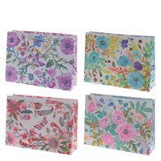 Пакет подарочный (бумага, плотность 210г/м2, блок 12шт, Блок - вид), L55 W15 H40 см, 4в.