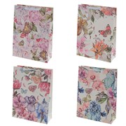 Пакет подарочный (бумага, плотность 210г/м2, блок 12шт,Блок - вид), L40 W15 H55 см, 4в.