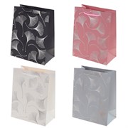 Пакет подарочный (бумага, плотность 210г/м2, блок 12шт), L18 W10 H23 см, 4в. Блок - вид