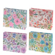 Пакет подарочный (бумага, плотность 210г/м2, блок 12шт), L32 W10 H26 см, 4в.