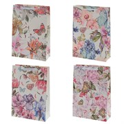 Пакет подарочный (бумага, плотность 210г/м2, блок 12шт,Блок - вид), L18 W10 H23 см, 4в.