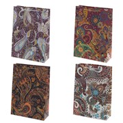 Пакет подарочный (бумага, плотность 210г/м2, блок 12шт,Блок - вид), L31 W12 H44 см, 4в.