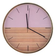 Часы настенные декоративные, L30 W4 H30 см, (1xАА не прилаг.)
