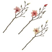 Цветок искусственный "Магнолия", L16 W10 H46 см, 3в.