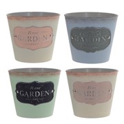 Кашпо, L12 W12 H10,5 см, 4в.