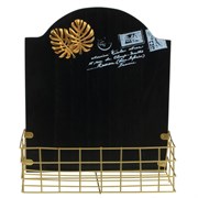 Корзина с доской для записей , L24 W13 H28 см