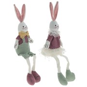 Игрушка набивная "Кролик", L9 W6 H30 см, 2в.