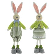 Игрушка набивная "Кролик", L16 W9 H35 см, 2в.