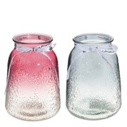 Ваза, L12,5 W12,5 H17 см, 2в.