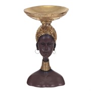 Фигурка декоративная "Африканка", L11,5 W11,5 H20 см