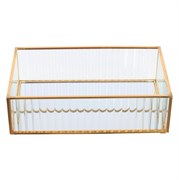 Поднос декоративный,  L25 W15 H7 см