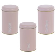 Банка для сыпучих продуктов, набор из 3-х шт, 1100 мл, L10 W10 H16 см