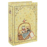 Шкатулка-книга с кодовым замком, L18 W7 H27 см