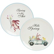 Тарелка, L21 W21 H2,5 см, 2в.