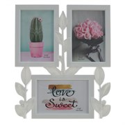 Фоторамка для 3-х фото, L26 W2 H30 см