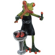 Фигурка декоративная "Лягушка", L6 W7 H16 см, 2в.