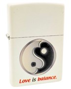 Широкая зажигалка Zippo Love is 214