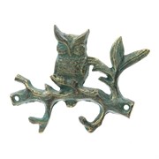 Вешалка на два крючка "Сова", L12 W2,5 H9,5 см