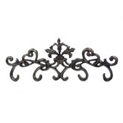 Вешалка на четыре крючка, L27 W1,5 H10 см