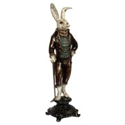 Фигурка декоративная "Заяц", L14 W11 H45 см