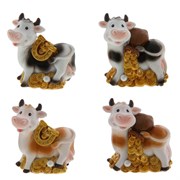 Фигурка декоративная "Коровка", L6 W3,5 H6 см, 4в.