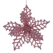 Украшение новогоднее "Цветок", L16 W2 H16 см