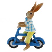 Фигурка декоративная "Заяц на велосипеде",  L11 W5 H14 см