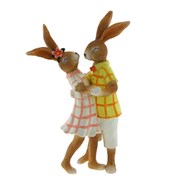 Фигурка декоративная "Зайцы",  L13 W7,5 H20 см