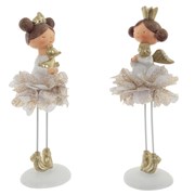 Фигурка декоративная "Девочка", L8 W6 H23,5 см, 2в.