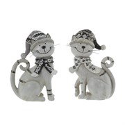 Фигурка декоративная "Кошка", L10 W6 H16 см, 2в.