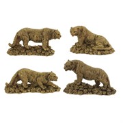 Фигурка декоративная "Тигр", L7,5 W3 H4,5 см, 4в.