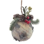 Украшение новогоднее "Шар", D 9 см, L9 W9 H14 см