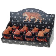 Фигурка декоративная "Тигр" (блок из 12 шт), L5 W4 H6 см