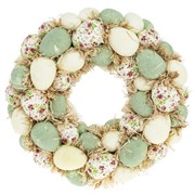 Изделие декоративное "Венок пасхальный", L30 W8 H30 см