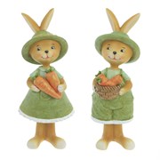 Фигурка декоративная "Заяц", L10 W8 H22 см, 2в.