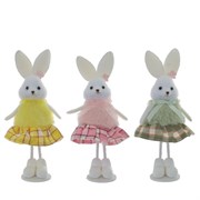 Фигурка декоративная "Заяц", L7 W7 H17 см, 3в.