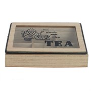 Шкатулка для чайных пакетиков, L24 W16 H8 см