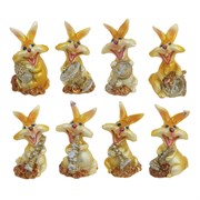 Фигурка декоративная "Заяц", L4 W3,5 H5 см, 8в.