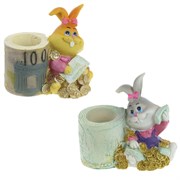 Подставка для мелочей "Заяц",  L7 W3,5 H6 см, 2в.