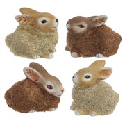 Фигурка декоративная "Заяц", L6 W5 H7 см, 4в.