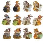 Копилка "Заяц", L8 W6,5 H9,5 см, 12в.