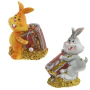 Копилка "Заяц", L9 W7 H11 см, 2в.