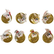 Магнит "Заяц", L2,5 W1 H3 см, 8в.