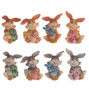 Магнит "Заяц", L5 W1 H7 см, 8в.